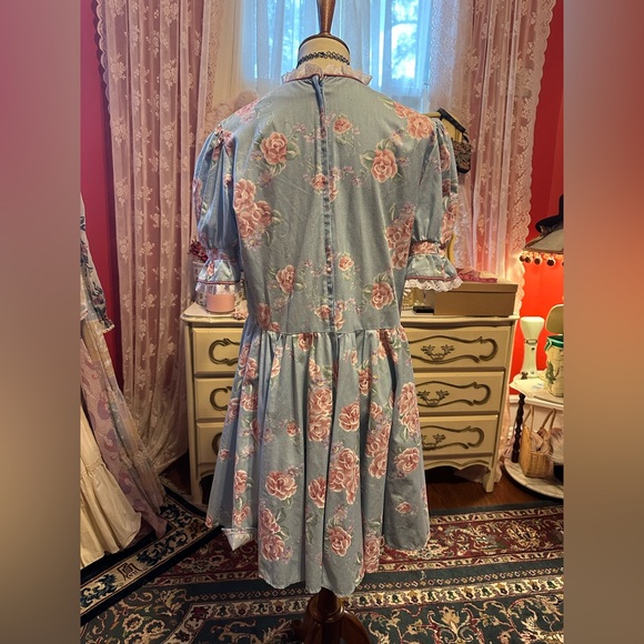 Vintage rockabilly robins egg blue mini - Picture 5 of 6